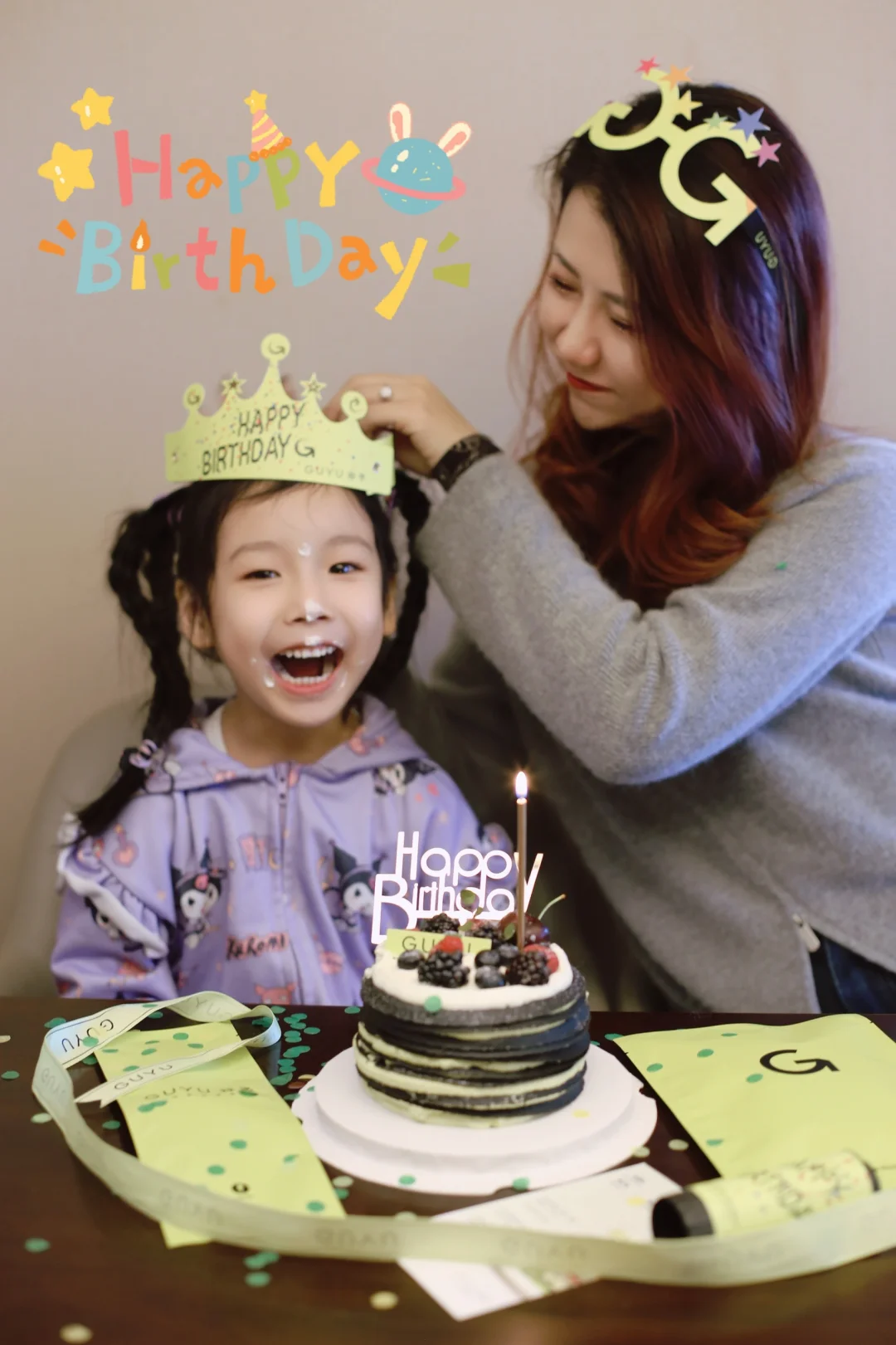 给娃定了一个精致cake，好看好吃又好玩！