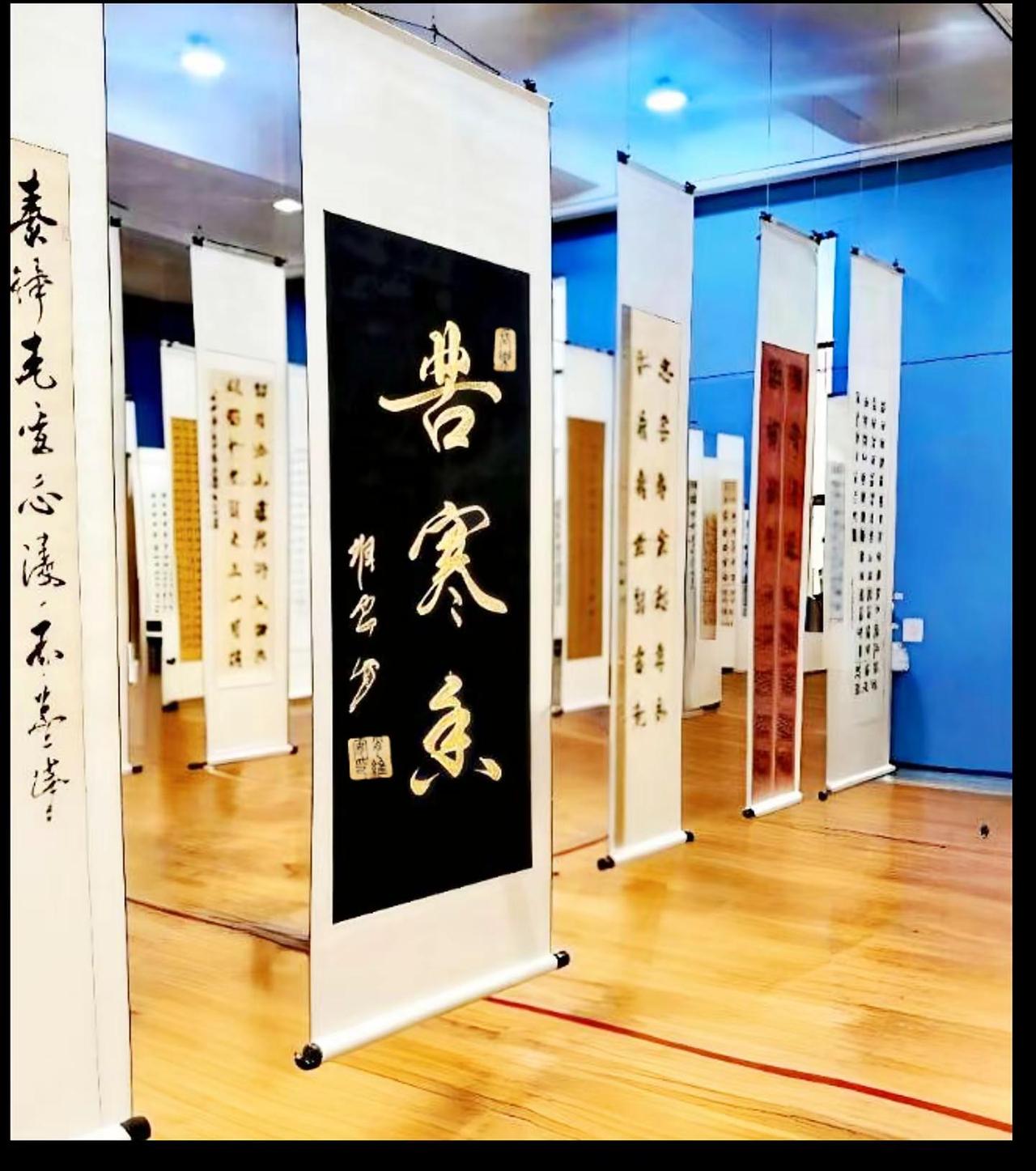 书法是文化自信重要来源 书法展现场