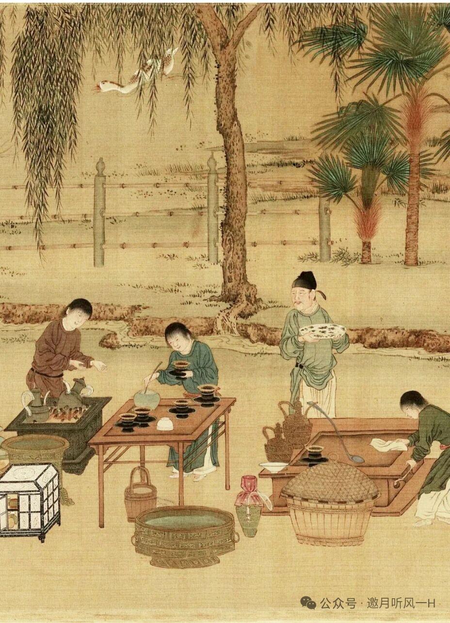 古画山水人物画欣赏山水人物画卷