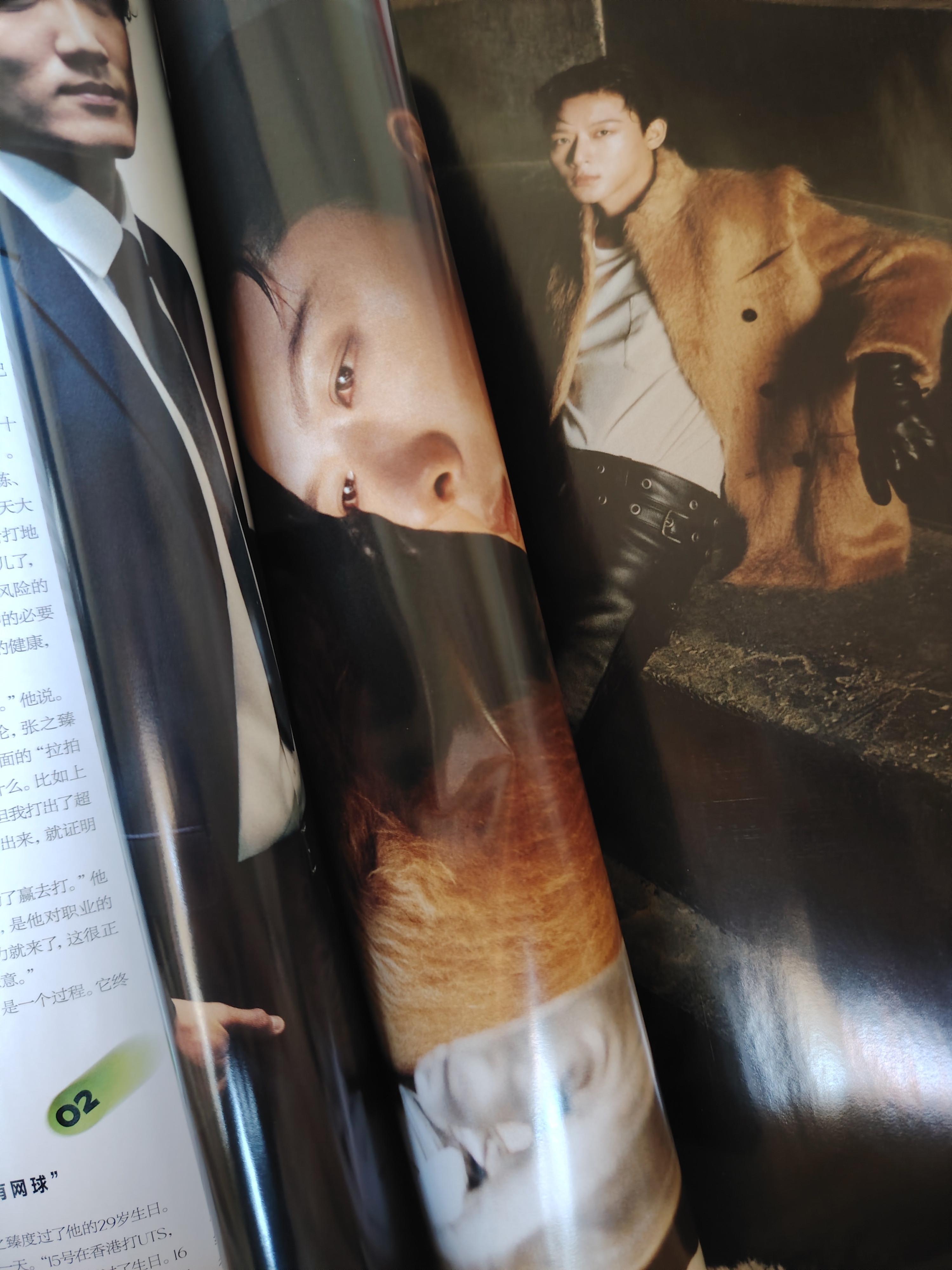 张晚意 杂志收到了，文字就该落在纸上，内页还有我欣赏的🎾运动员，满意