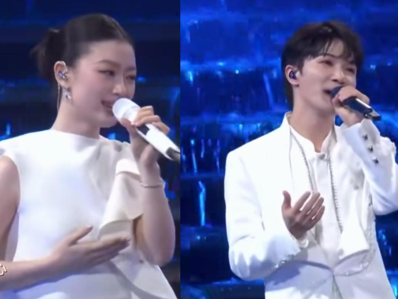 大家发现没，

“全运会”开幕式的主题曲，24岁的单依纯风头压过周深。

这位宝