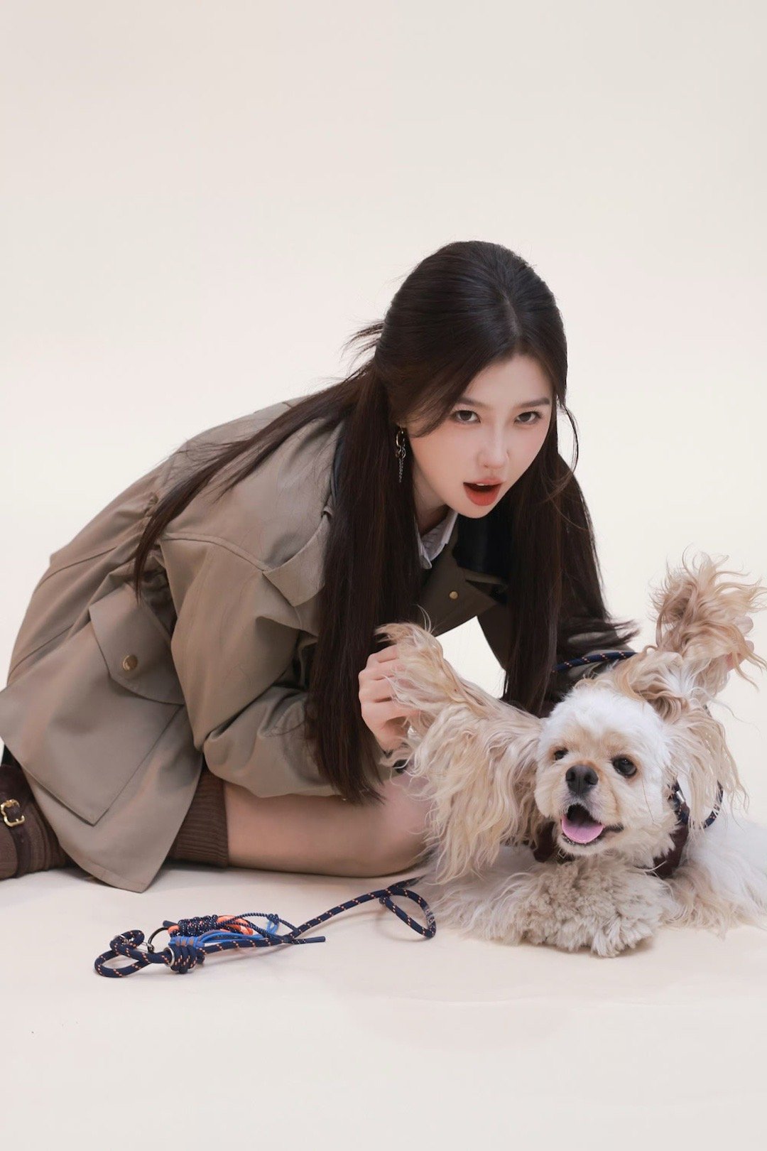 图中有两个萌物 ​​​