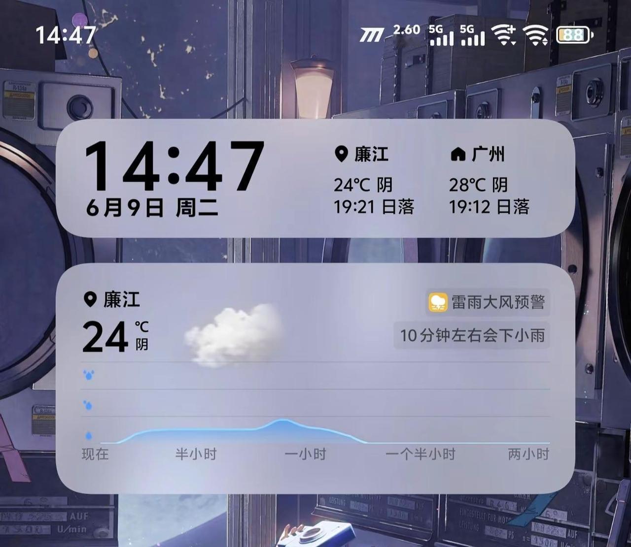 今年广东提前入秋了吗？起床一下子感觉有点冷！天气 广东天气 夏天 今日24小时