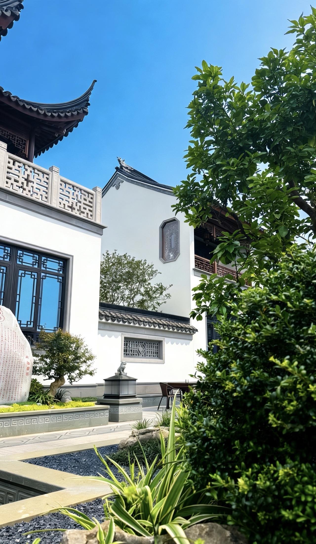 门第有仪，院落有境，一步一景皆风雅，一砖一瓦显尊荣。
过年 中式庭院 实景拍摄带