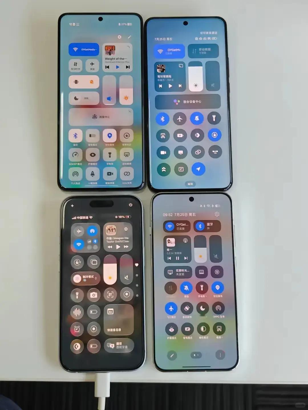看控制中心，你能分清分别是哪个品牌吗？[狗头] ​​​