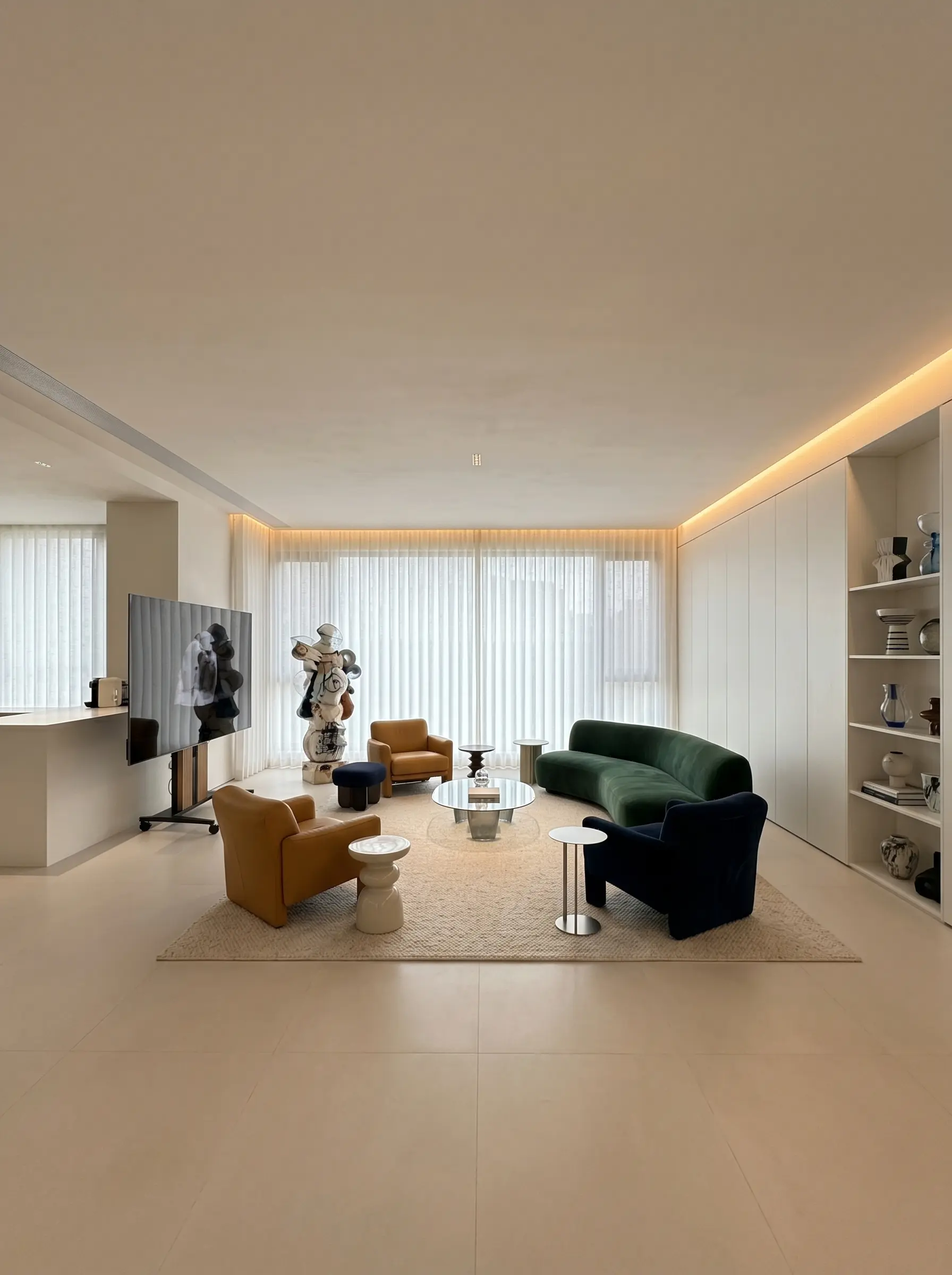 双流这套158㎡，怎么做到又冷又温柔的？