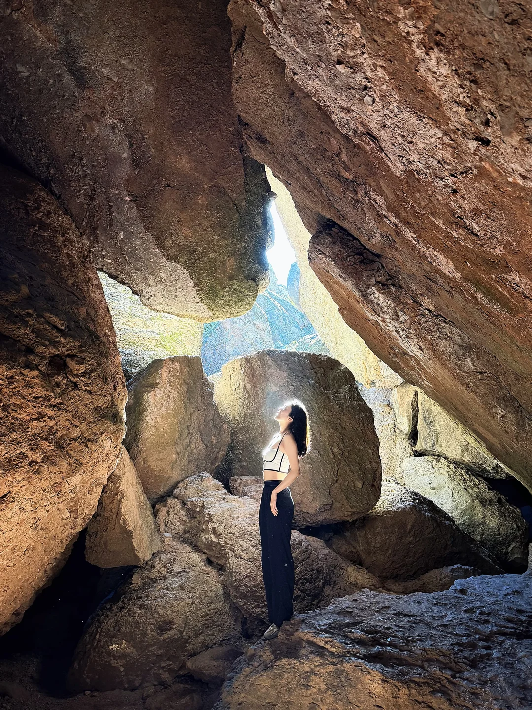 在石峰国家公园 遇到了一束圣光✨