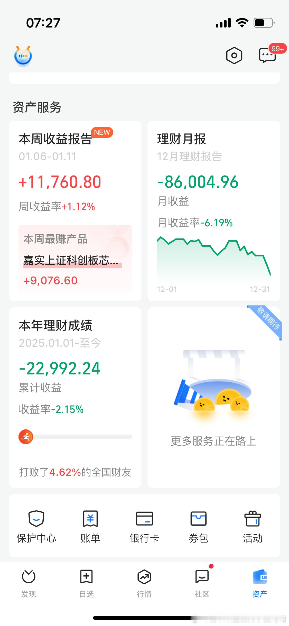 基金理财周报出来了快去看。说下你们的收益率。 