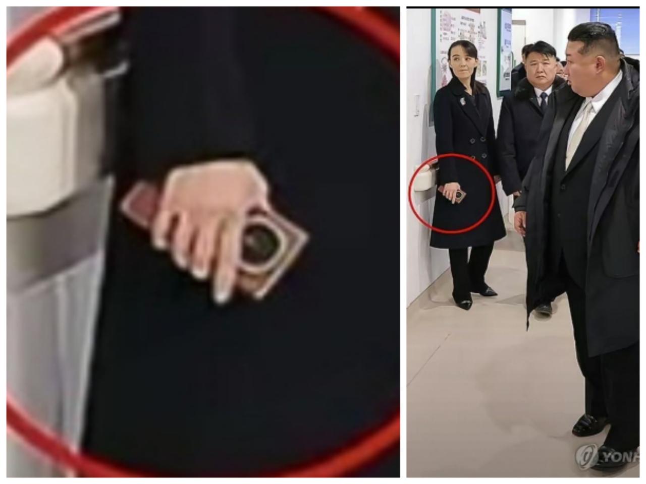 大家猜？
        金正恩的妹妹金与正手里拿的是一个什么品牌的手机？估计不