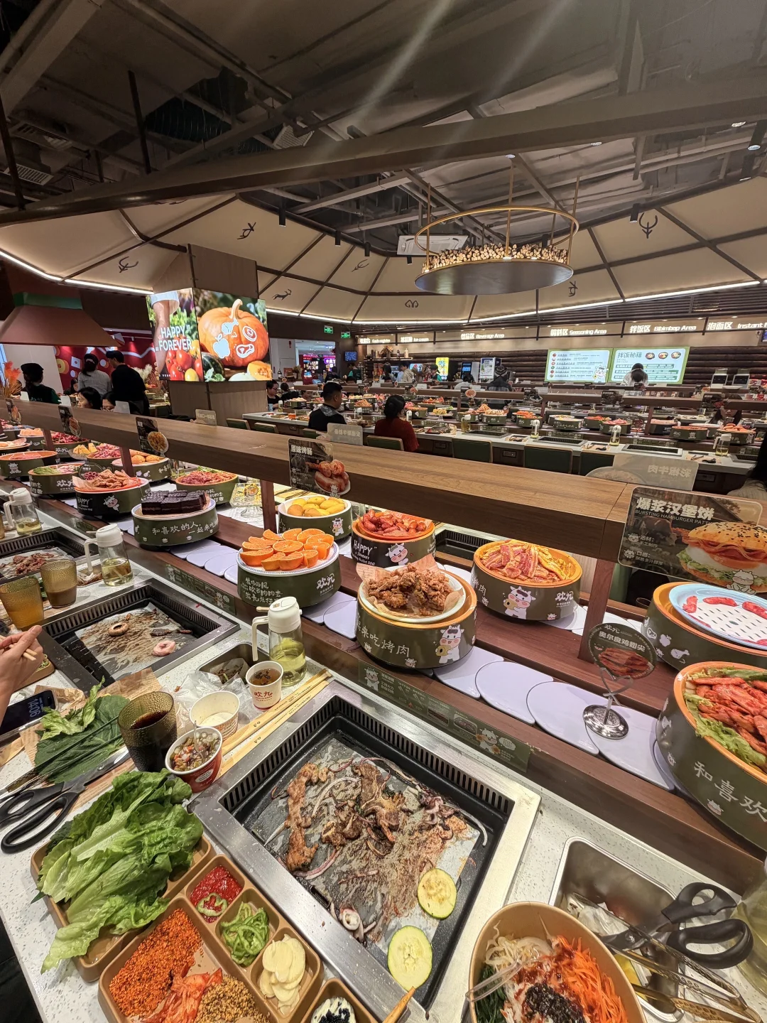 🧺薅菜篮子周边🥩在牧场里现吃烤肉血赚到家