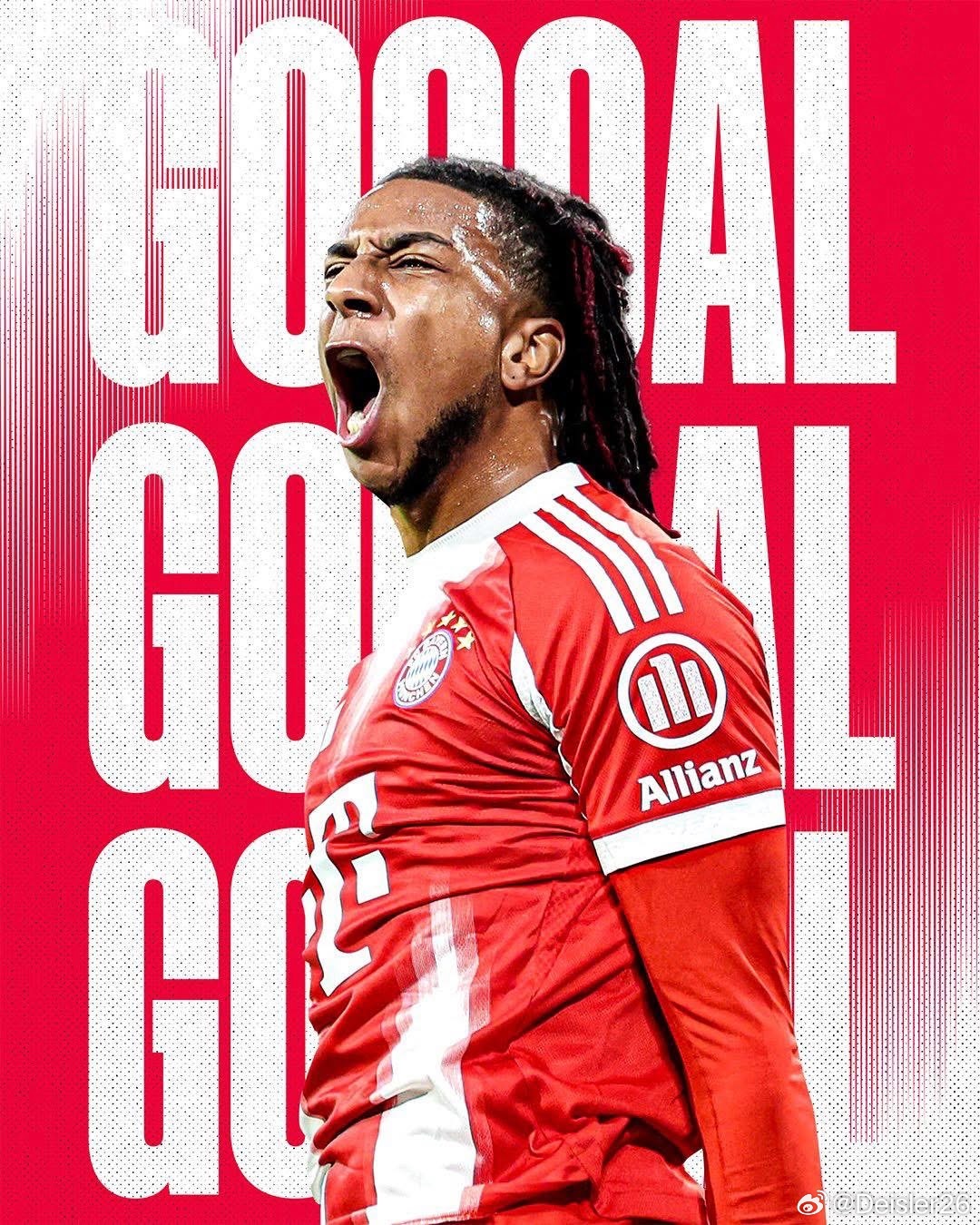 🚨奧利塞內切破門🔥🔥🔥🔥🔥🔥🔥🔥🔥🔥🔥42分鐘，拜仁1-