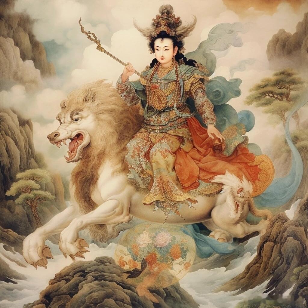 遇见文殊菩萨，许愿很灵，一切都能实现！ ​​​