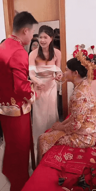 不得不说，这样的伴娘，有点喧宾夺主了吧？