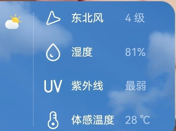 湿度81%，又是大暴雨[无聊] ​​​