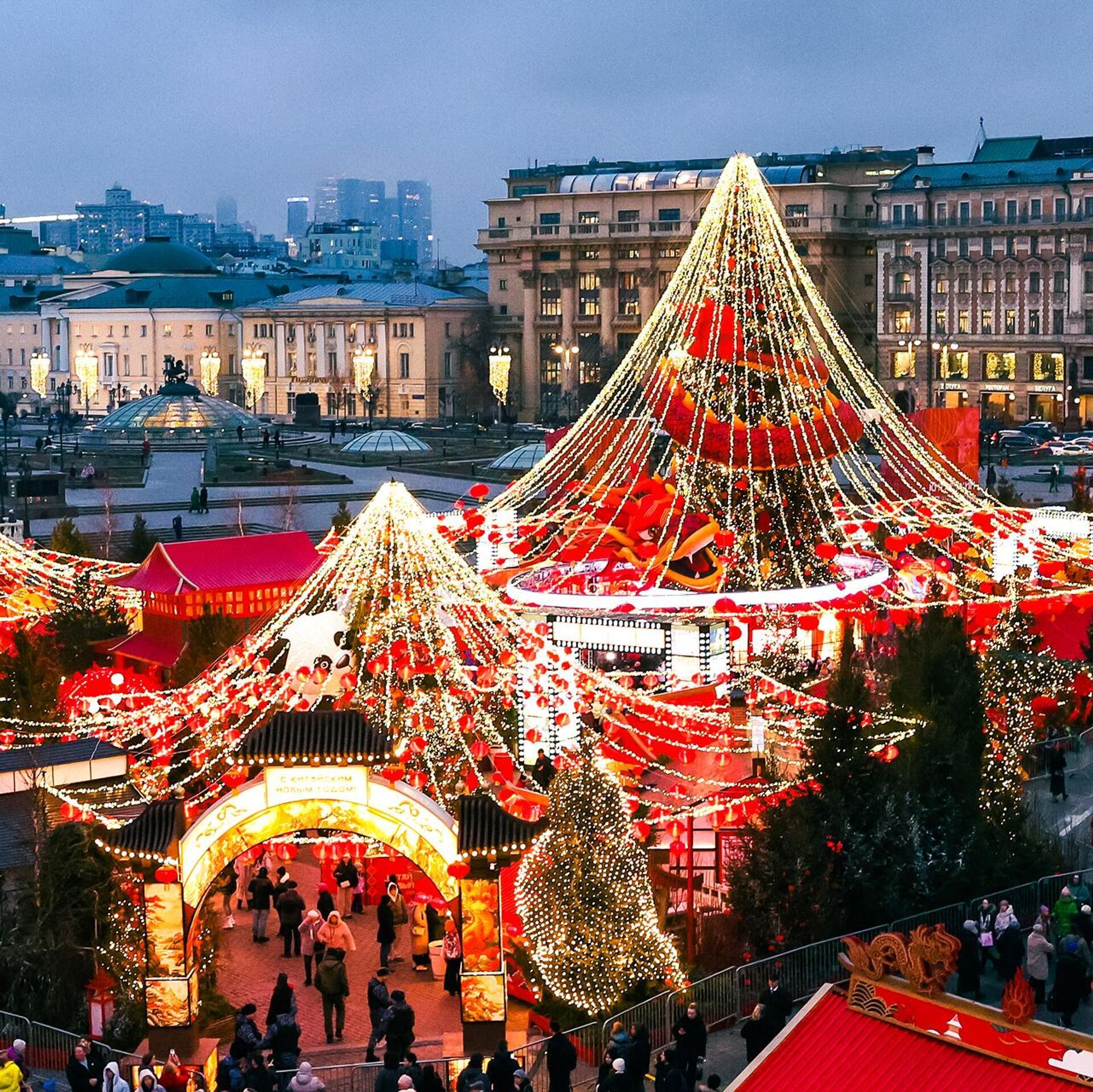 俄罗斯外交部发言人扎哈罗娃近日宣布，莫斯科中国新年国际节庆活动将于2月16日至3
