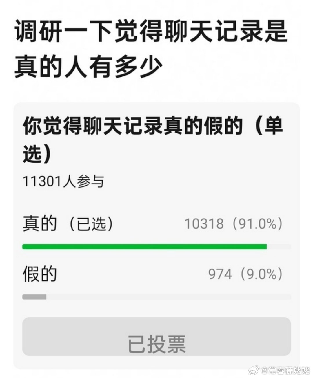 粉丝信不信不重要，路人投票be like