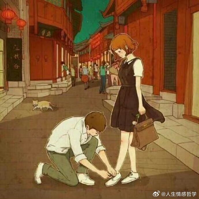 “时间久了，你会发现男人的相貌并不重要，重要的是脑子里有智慧，心中有担当！男人的