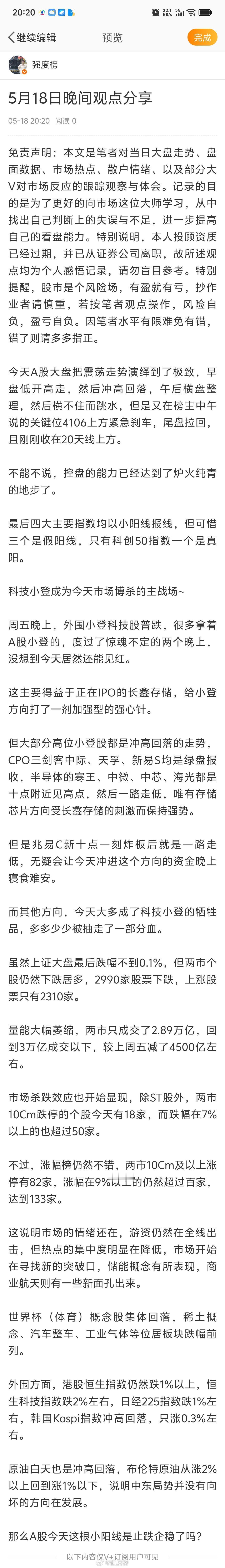 晚间分享特朗普连发15张图分享中国记忆A股 5月18日晚间观点分享今天A股大盘把