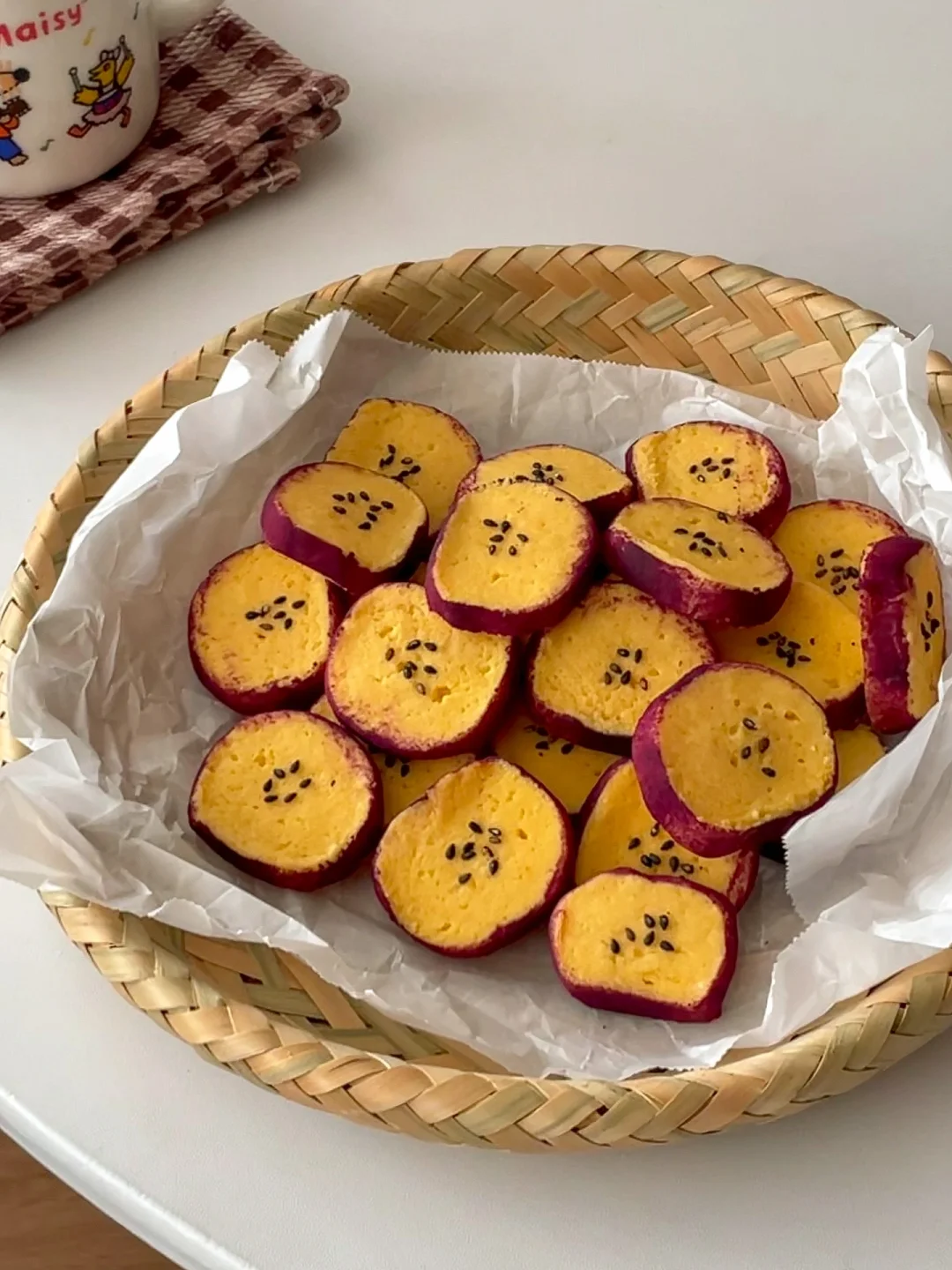 在家搅一搅的 红薯软香曲奇