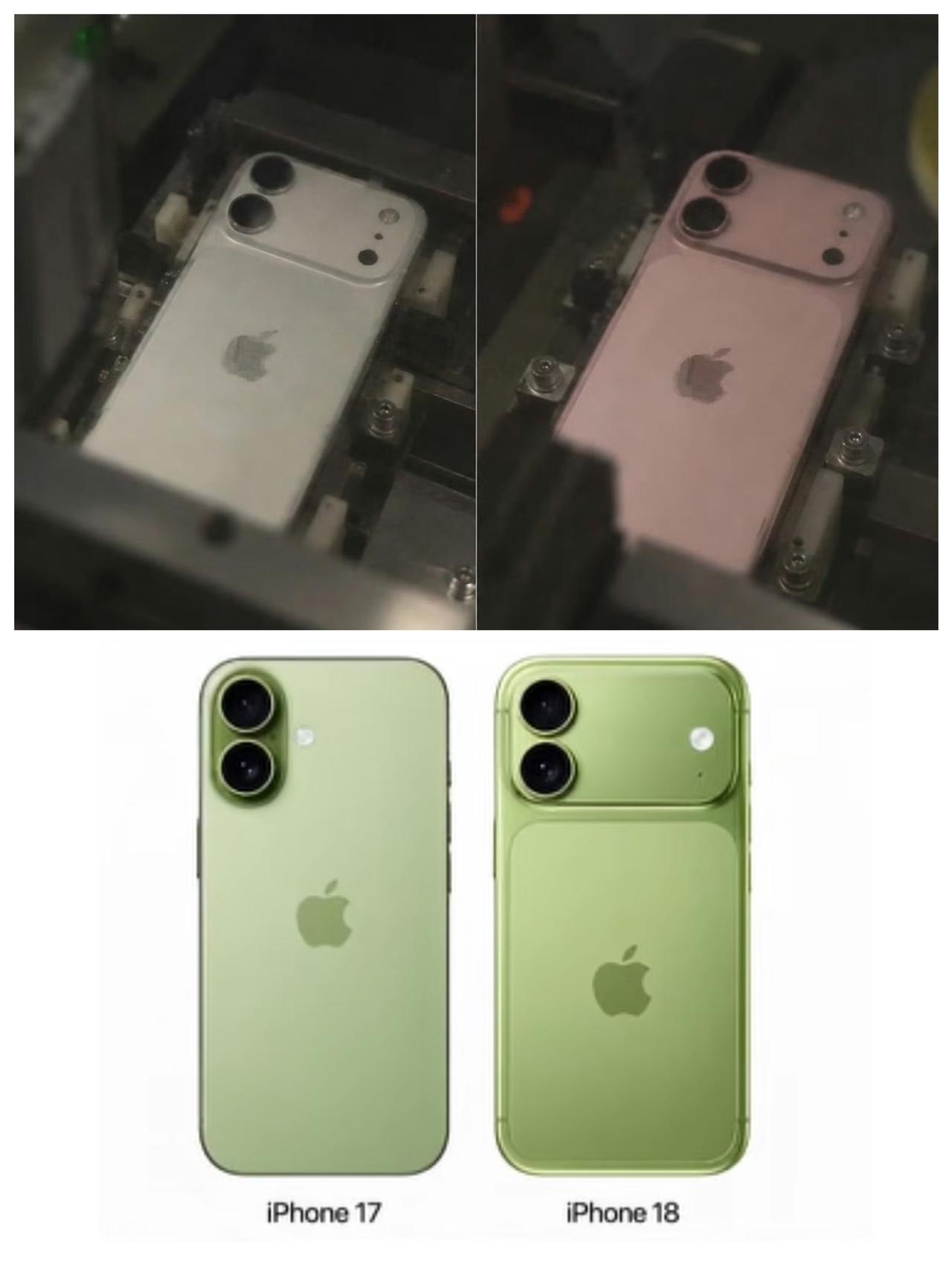iPhone18标准版泄露了
iPhone18外观基本铁锤了
就是双摄的17pr