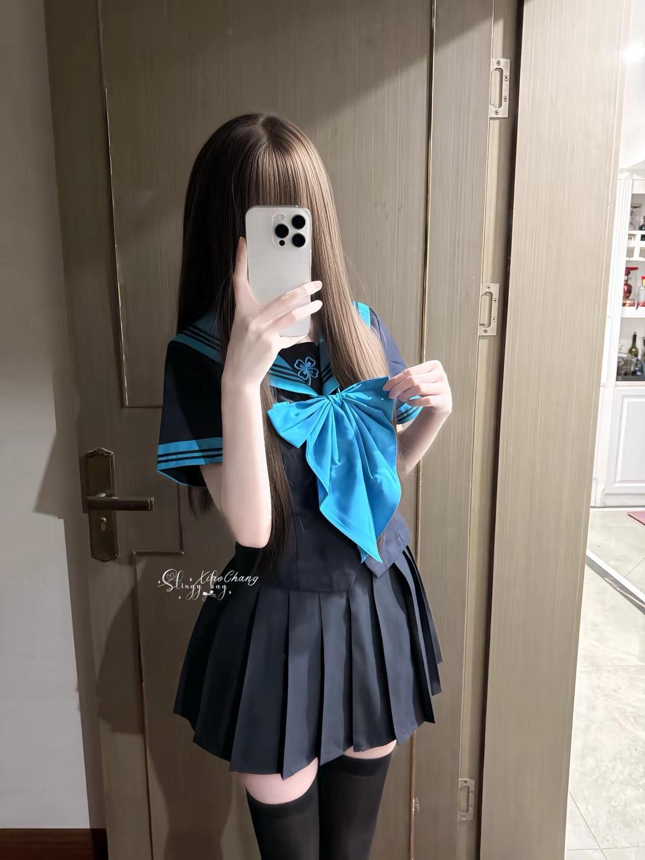 你所謂的真心 是否像天上的星星一様多jk 水手服 jk穿搭 jk拍照姿势 对镜拍