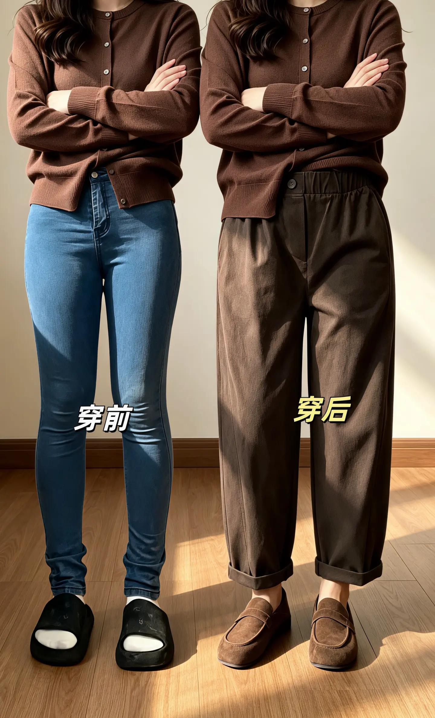 休闲减龄穿搭 好看的裤子怎么会嫌多 日常穿搭分享 通勤搭配 秋季新款