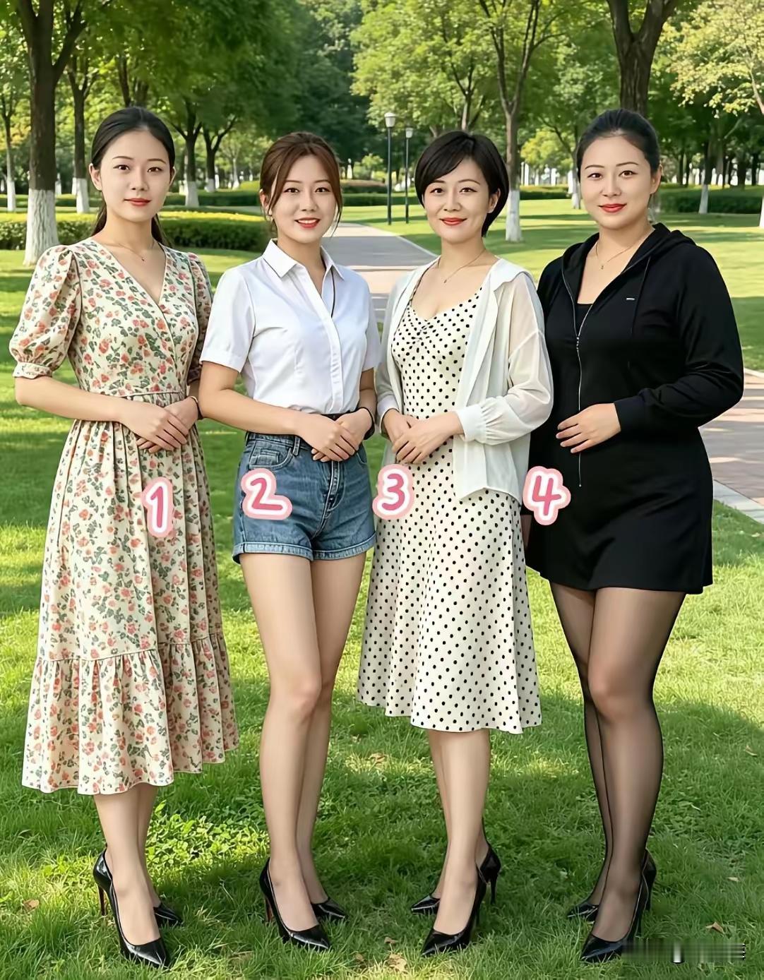 应该说大部分男人都会选年轻姑娘视为老婆，那么2号就是既定的目标，可一半人为啥会选