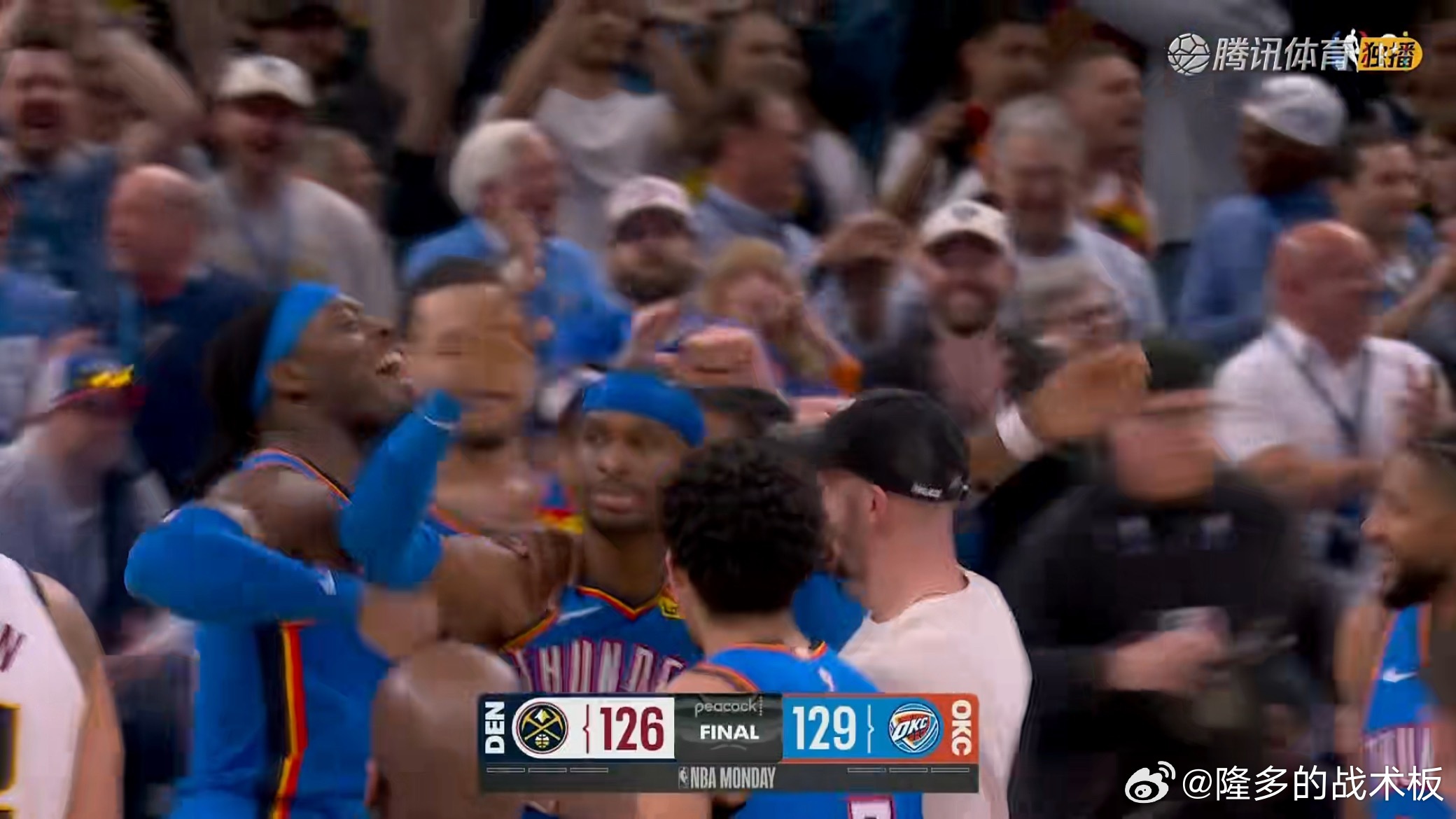 亚历山大三分绝杀掘金！！MVP！！！掘金vs雷霆