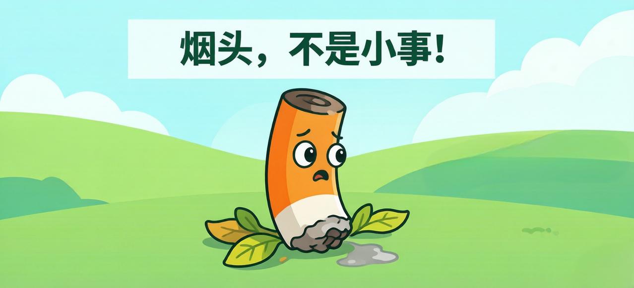 别再乱扔烟头了！你随手一丢，竟是大地的“致命毒药”🥤💨
 
不知道大家以前有