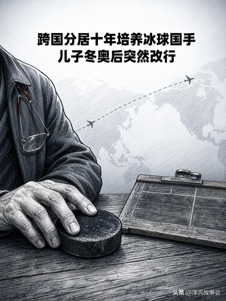 跨国分居十年培养冰球国手 儿子冬奥后突然改行

没人想到，他放弃的是年入近百