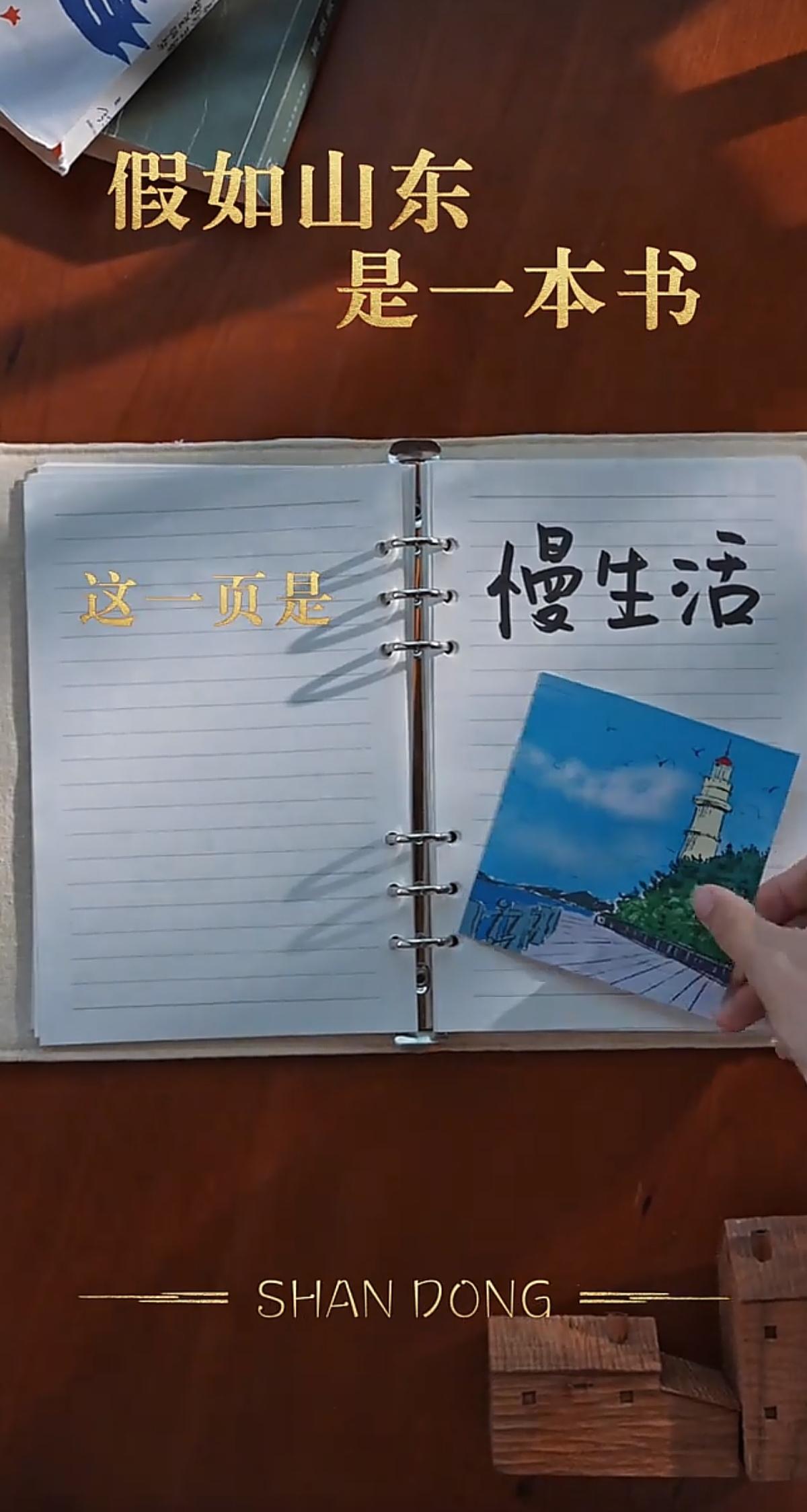 山海相融，齐鲁和雍。
慢下来，享受这一程：鸥飞不惊，浪去无声。
今天中午安安在威