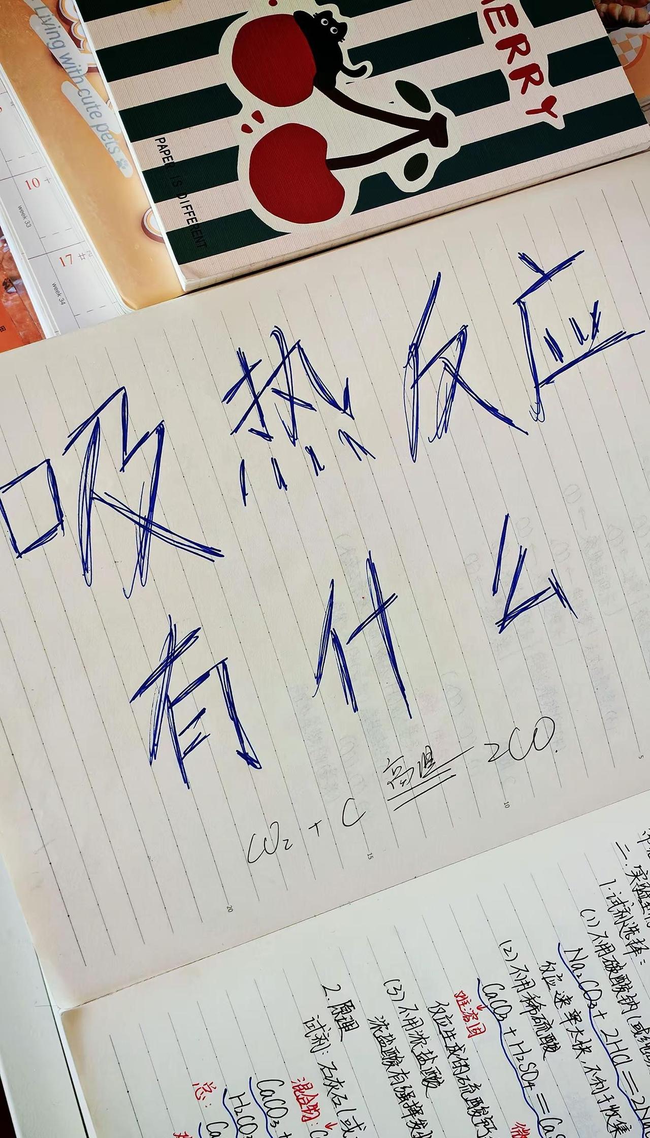 中考最后一次模拟前的自习课