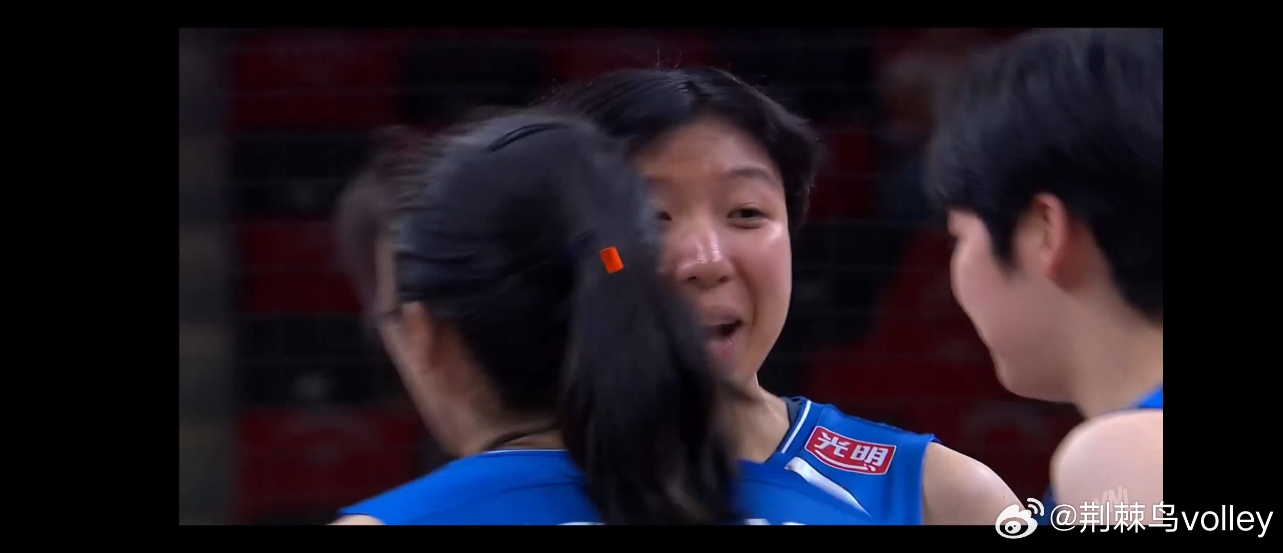 郭中楠终于扣到球了🔥。中国女排vs巴西女排2026世界女排联赛