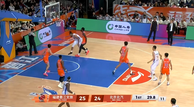 首钢队为啥要给麦基去高位策应？福建男篮vs北京男篮
