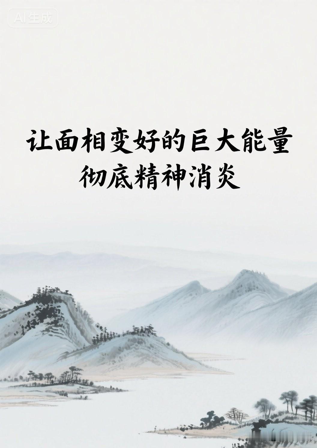 让面相变好的巨大能量，彻底精神消炎

中医说，“想要多活几年，重要的不是吃好喝好