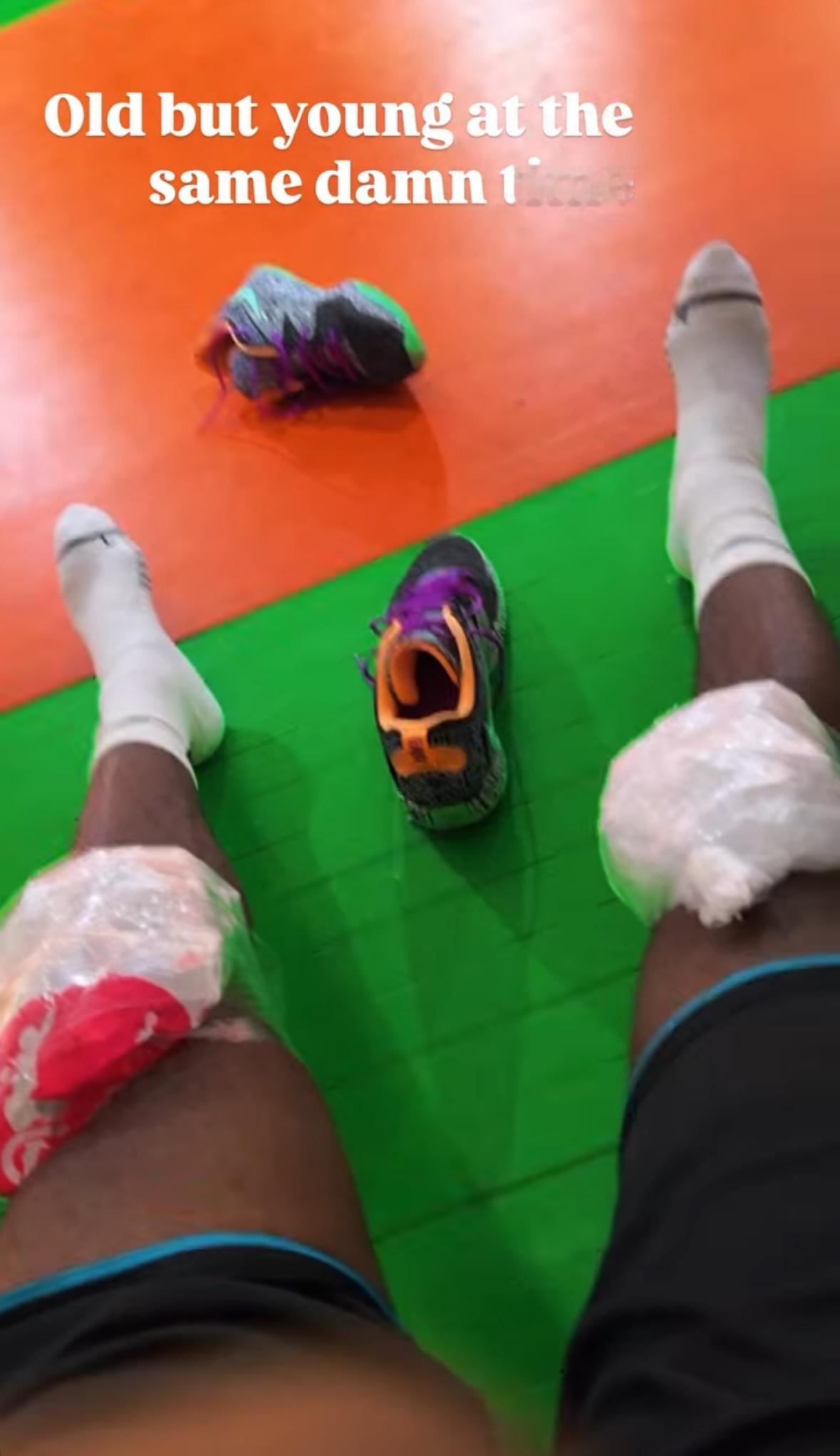 奥利弗昨晚更新在辽宁训练馆训练后