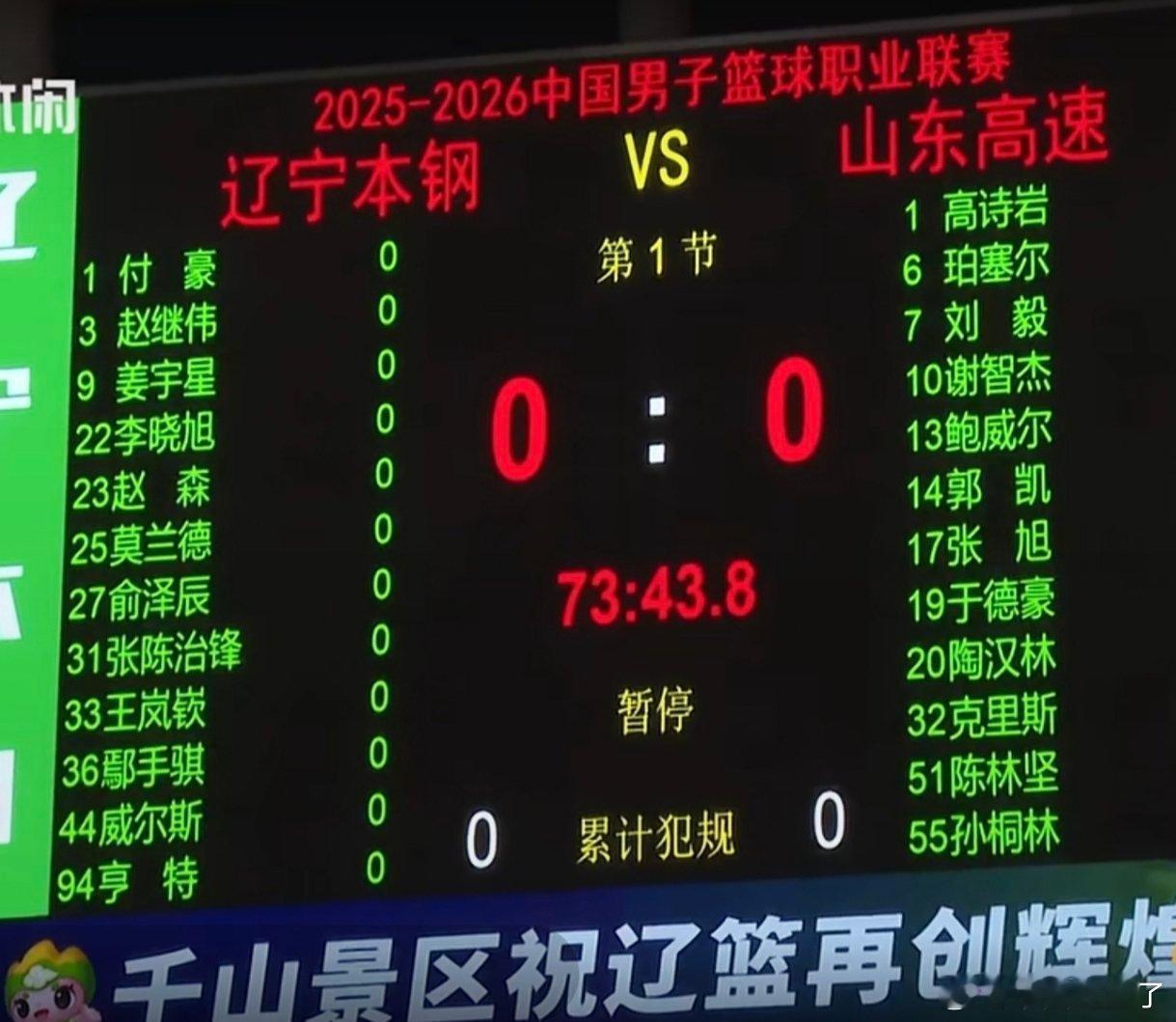 辽篮客战山西时亨特随队未登场，今日战山东他跻身大名单将出战。这位曾单场砍68分的