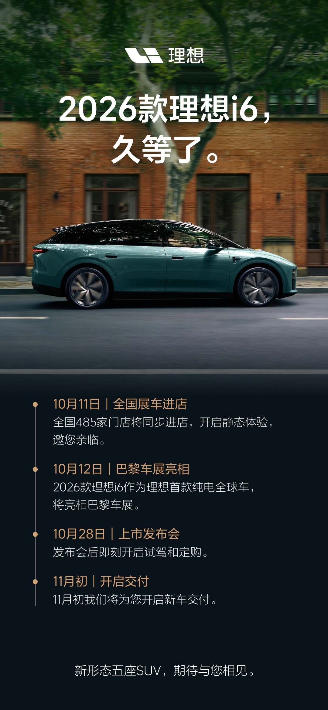 25年的年度爆款理想i6即将改款。我还是很佩服理想“科技平权”这一理念的，前排2