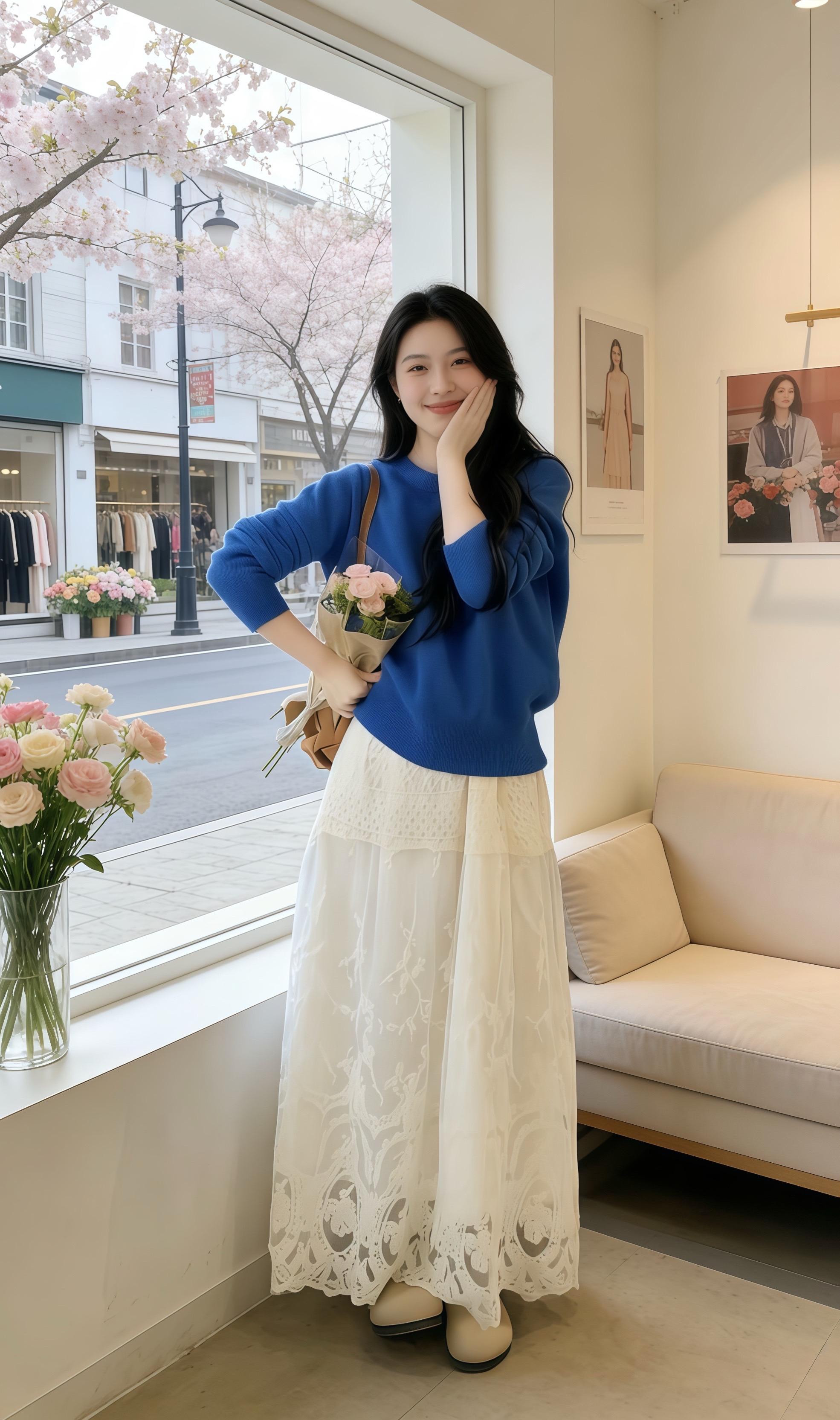 春天的味道 春天穿搭 谁穿谁好看系列 套装 韩系穿搭