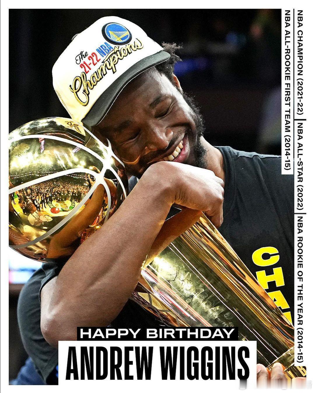 最后搜集一波嘴哥庆生图29岁加油加油！！！#金州勇士[超话]##安德鲁维金斯[超