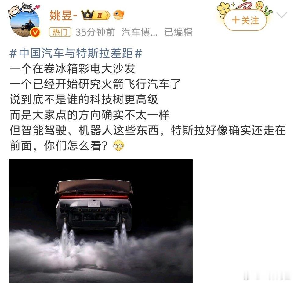 中国汽车与特斯拉差距自从特斯拉飞起来我突然发现之前被人嘲笑的国产的车“弹跳、浮水
