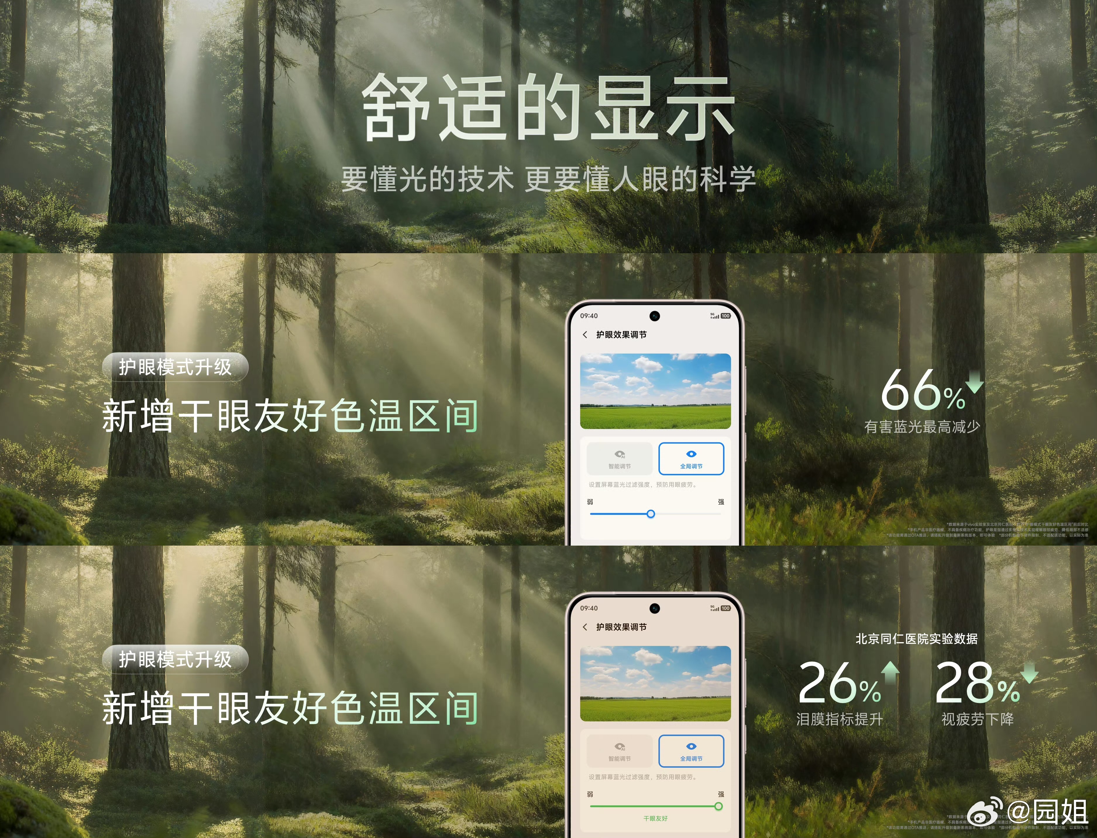 【#2025vivo开发者大会# 全局护眼模式】vivo把最低色温调到了对干眼症