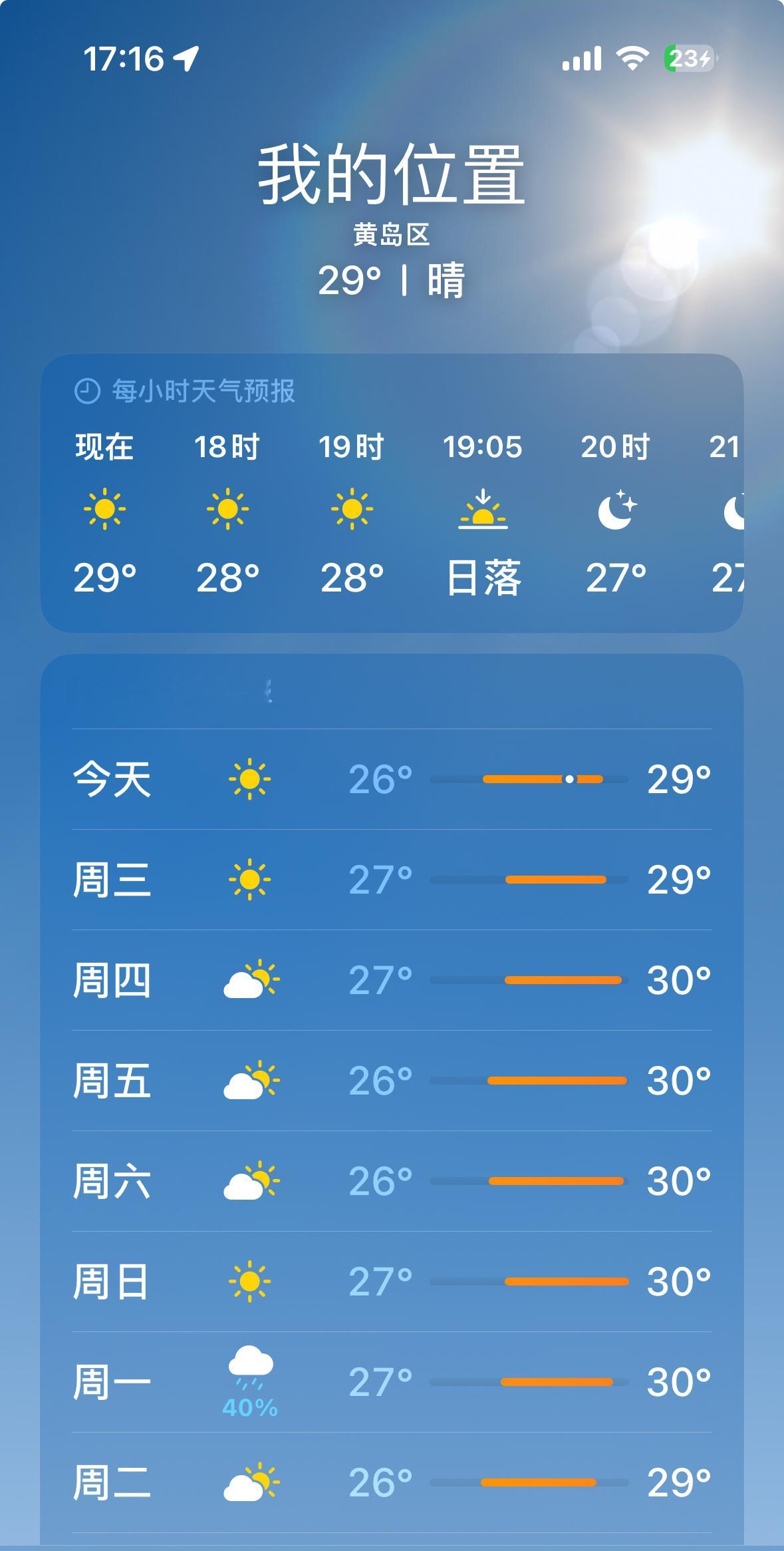 青岛也开始热啦[融化] ​​​