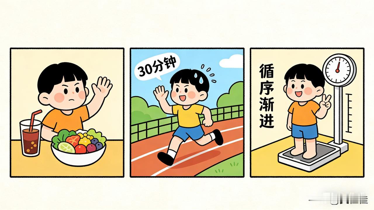 每天坚持动一动，不用非得跑马拉松，快走、跳绳、跳操都行，哪怕每天30分钟也管用。