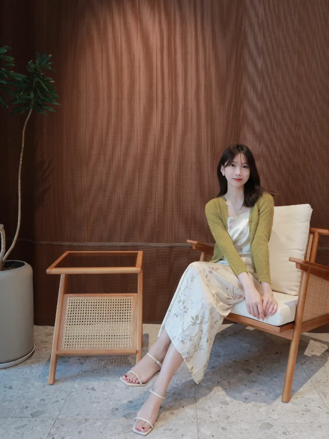 素雅清新的碎花裙look💐