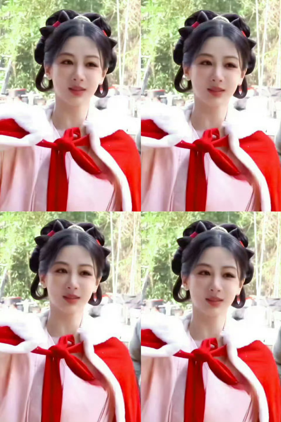 杨紫年画娃娃造型 杨紫《国色芳华》何惟芳的造型好像年画娃娃，好可爱啊[抱一抱] 
