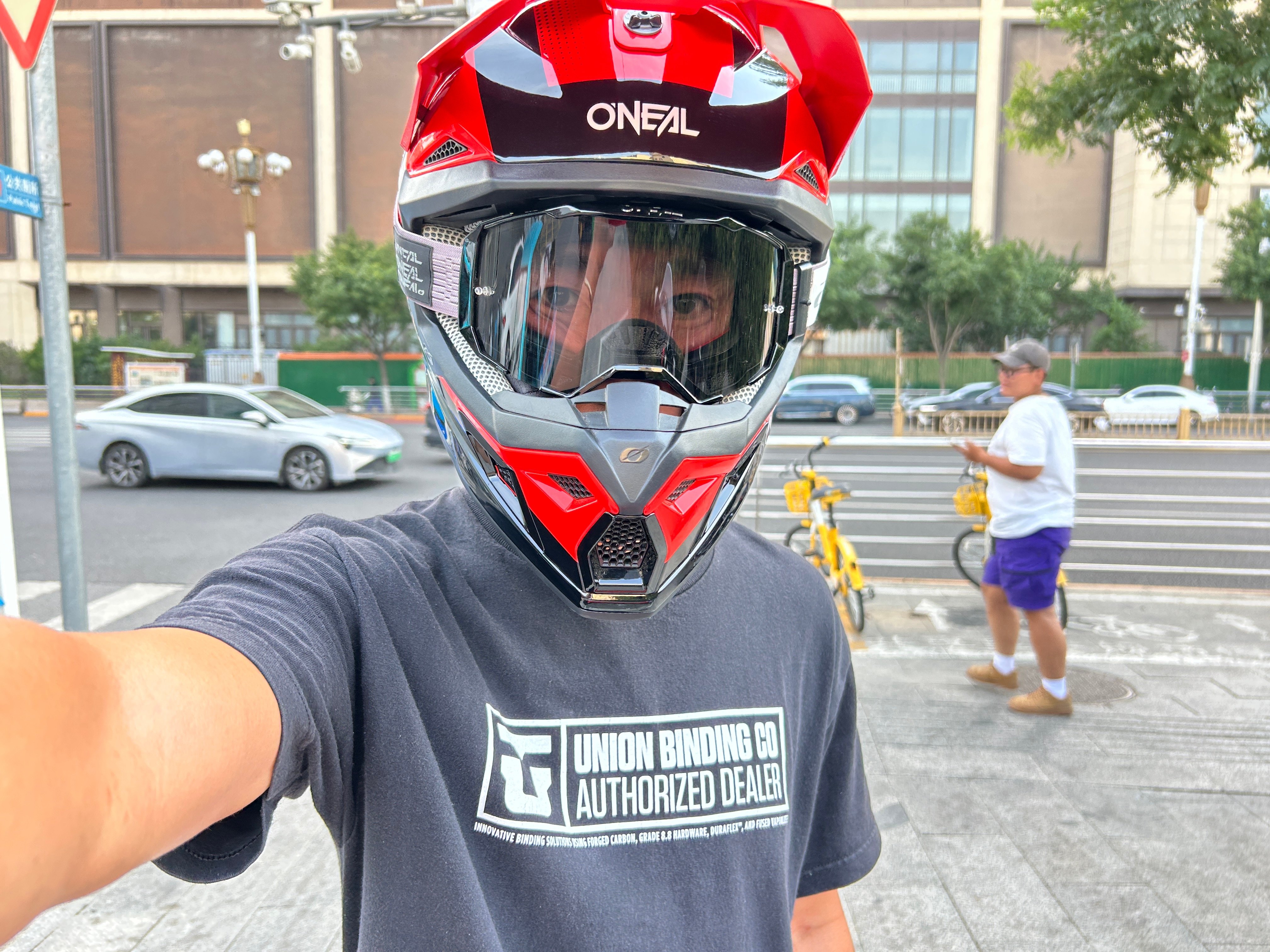 这天骑车都得是真爱！摩托车[超话] ​​​
