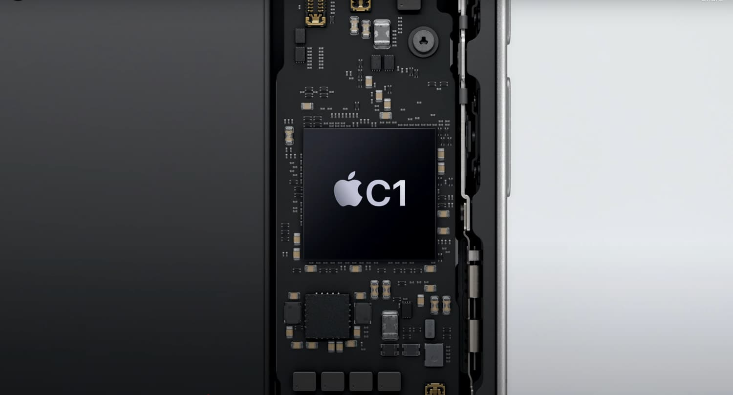 iPhone16e XR  果子开发自研的5G芯片「C1 」花了整整 6 年时间