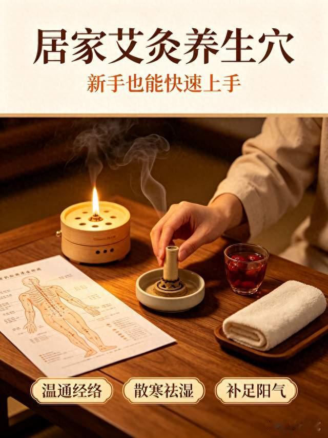 养生必备的艾灸穴位，超级好用