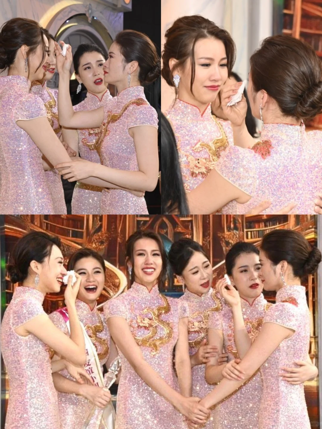 港姐决赛夜哭成泪海！女孩子的友谊太打动人了 	 《2024香港小姐竞选...